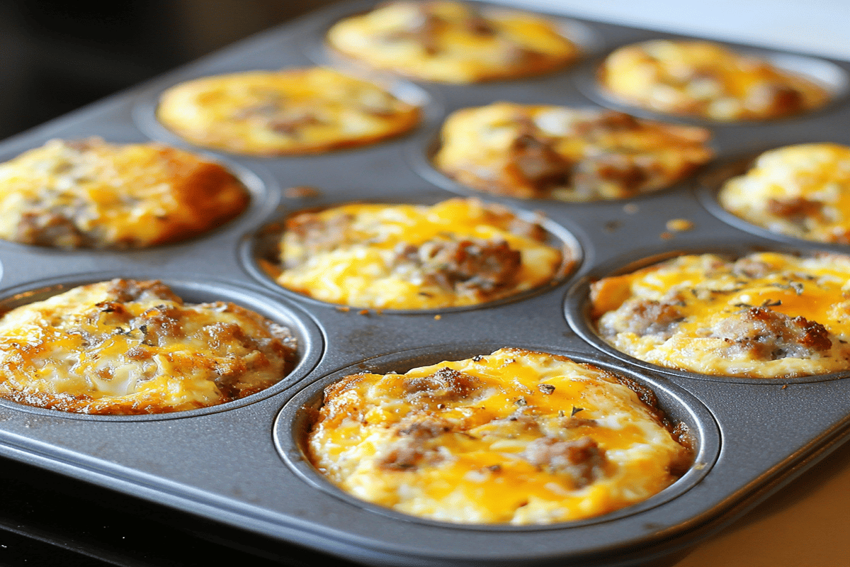 Sausage, Egg, and Cheese Muffins: The Perfect Make-Ahead Breakfast Recipe