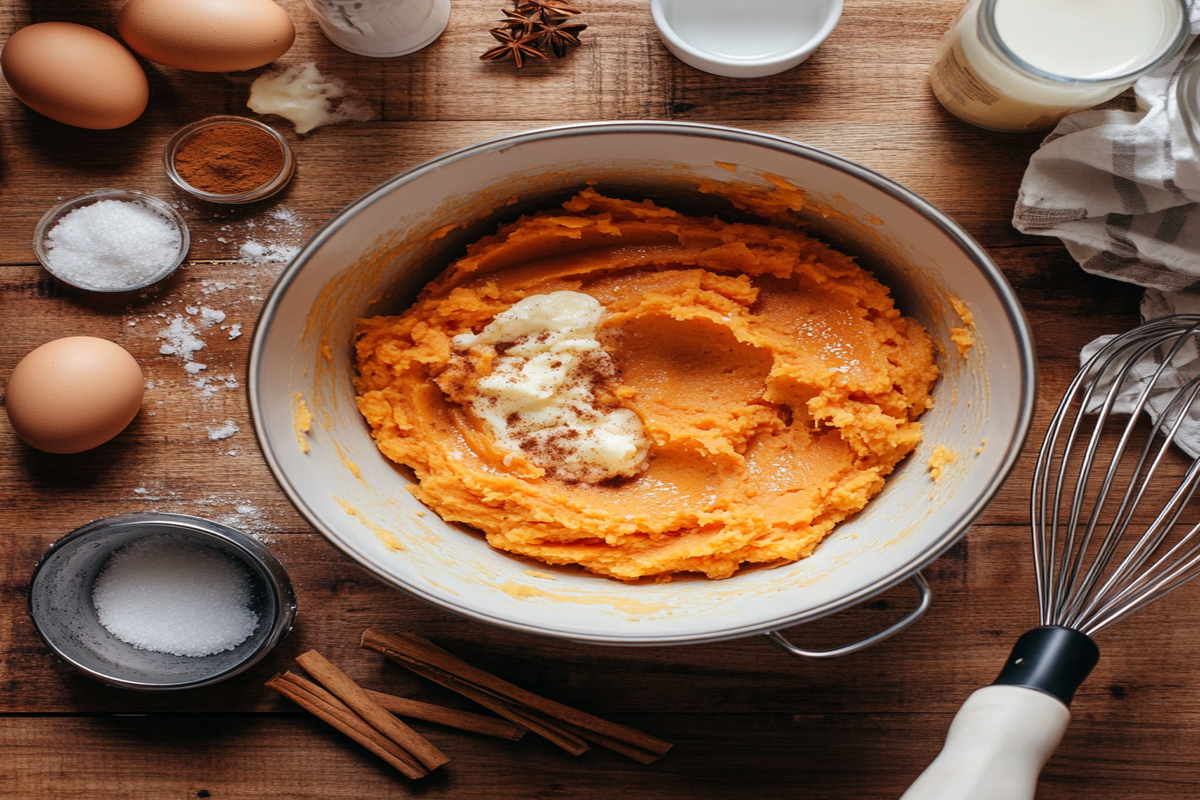 Old Fashioned Sweet Potato Casserole Recipe